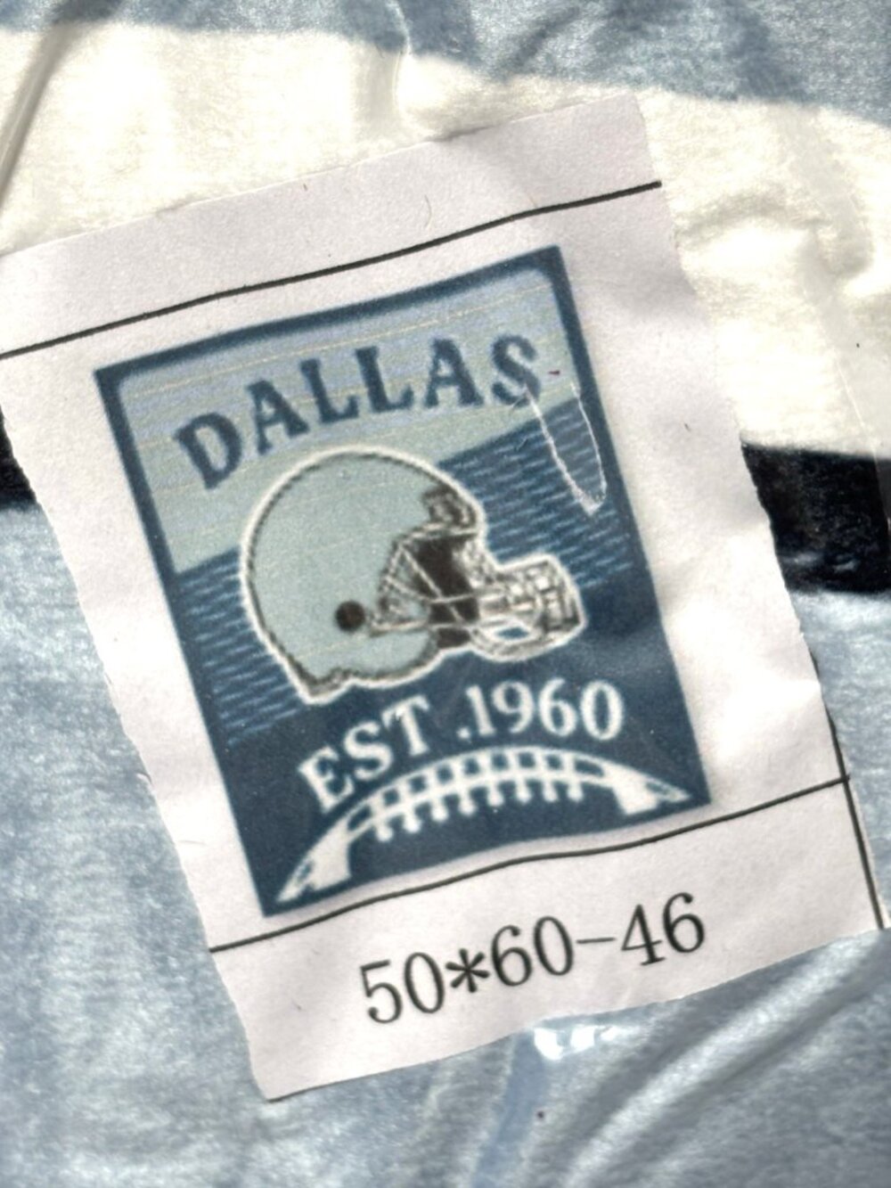 Dallas Cowboys Football Fans Blanket Throw Sofa Couch Bed 50x60 New